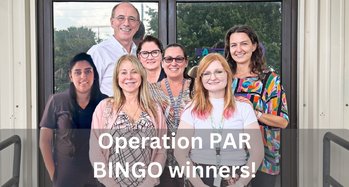 Photo of the winning team from Operation PAR