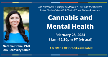 CTN/ ATTC webinar: Cannabis and Mental Health