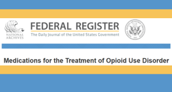 Federal Register site screenshot: MOUD