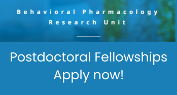 Behavioral Pharmacology Research Unit: Postdoctoral fellowships apply now!